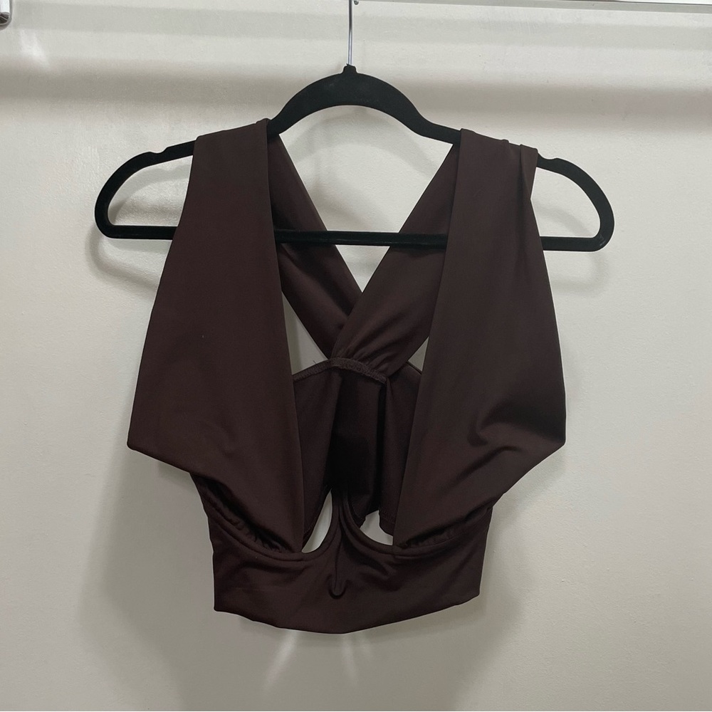 Wrap crop top